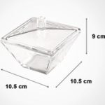قندان مربع شیشه ای233500 - Image 2