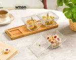 اردوخوری مربع 3 خانه پایه چوبی224259