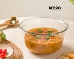 کاسه گرد شیشه ای 4 لیتر لیمون229400