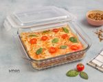 ظرف شیشه ای مربع 2.1 لیتر204535