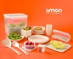 سرویس مسافرتی 60پارچه 6 نفره لیمون10635