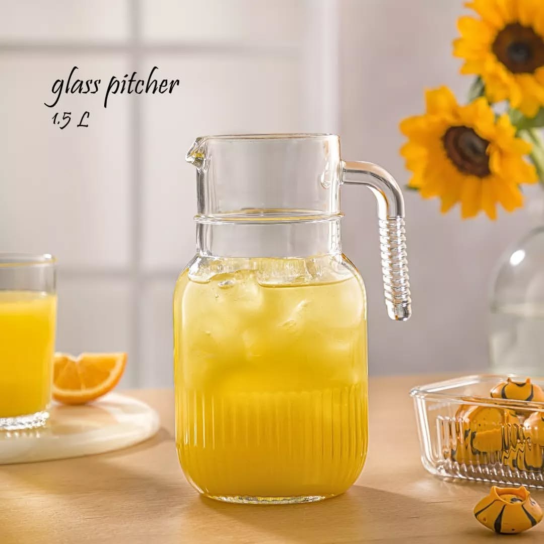 پارچ شیشه ای شیاردار 1.5 لیتر229900