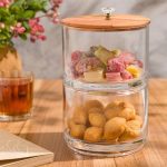 شکلات خوری دو طبقه درب چوبی لیمون216759 - Image 2