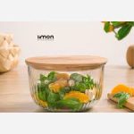 کاسه شیاردار 970 میلی لیتردرب چوبی217659 - Image 3