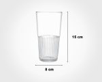 لیوان شیشه ای 410 سی سی 2 عددی248200 - Image 2