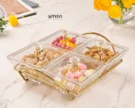 اردوخوری مربع 4 خانه پایه چوبی224359