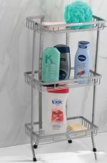 استند مستطیل شایان 2423 سه طبقه نقره ای